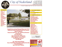 Tablet Screenshot of ci.nederland.tx.us